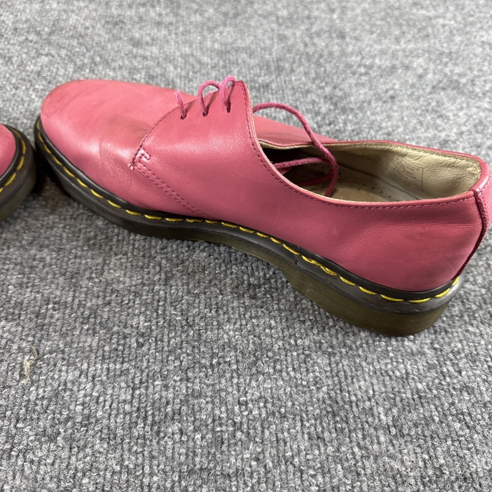 Dr. Martens 10084 AW004 Patent Leather Oxford Shoes Pink, Lace-Up, UK 8/US 10 - Picture 8 of 10